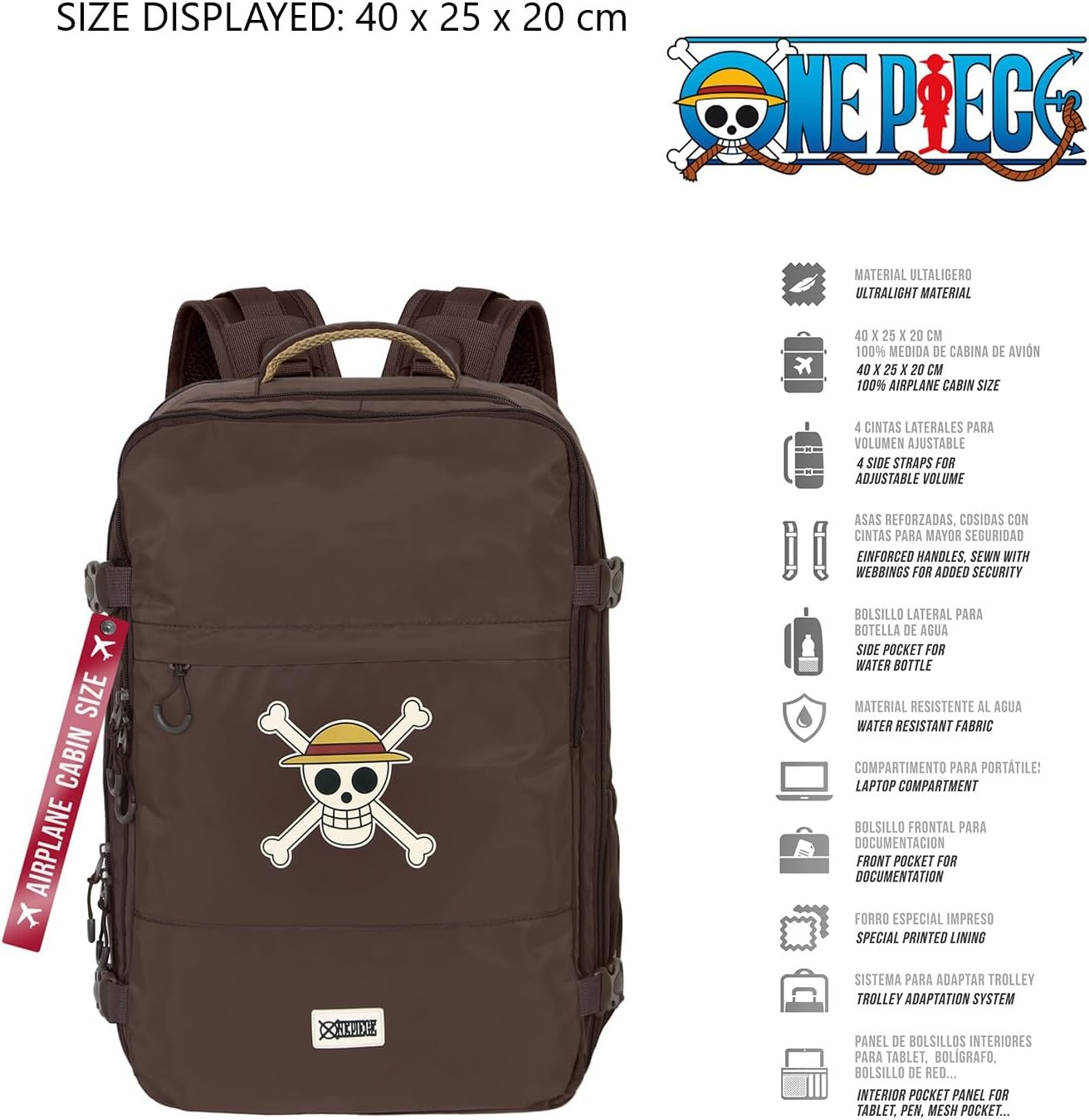 One Piece Unisex Mercury Backpack image number 5