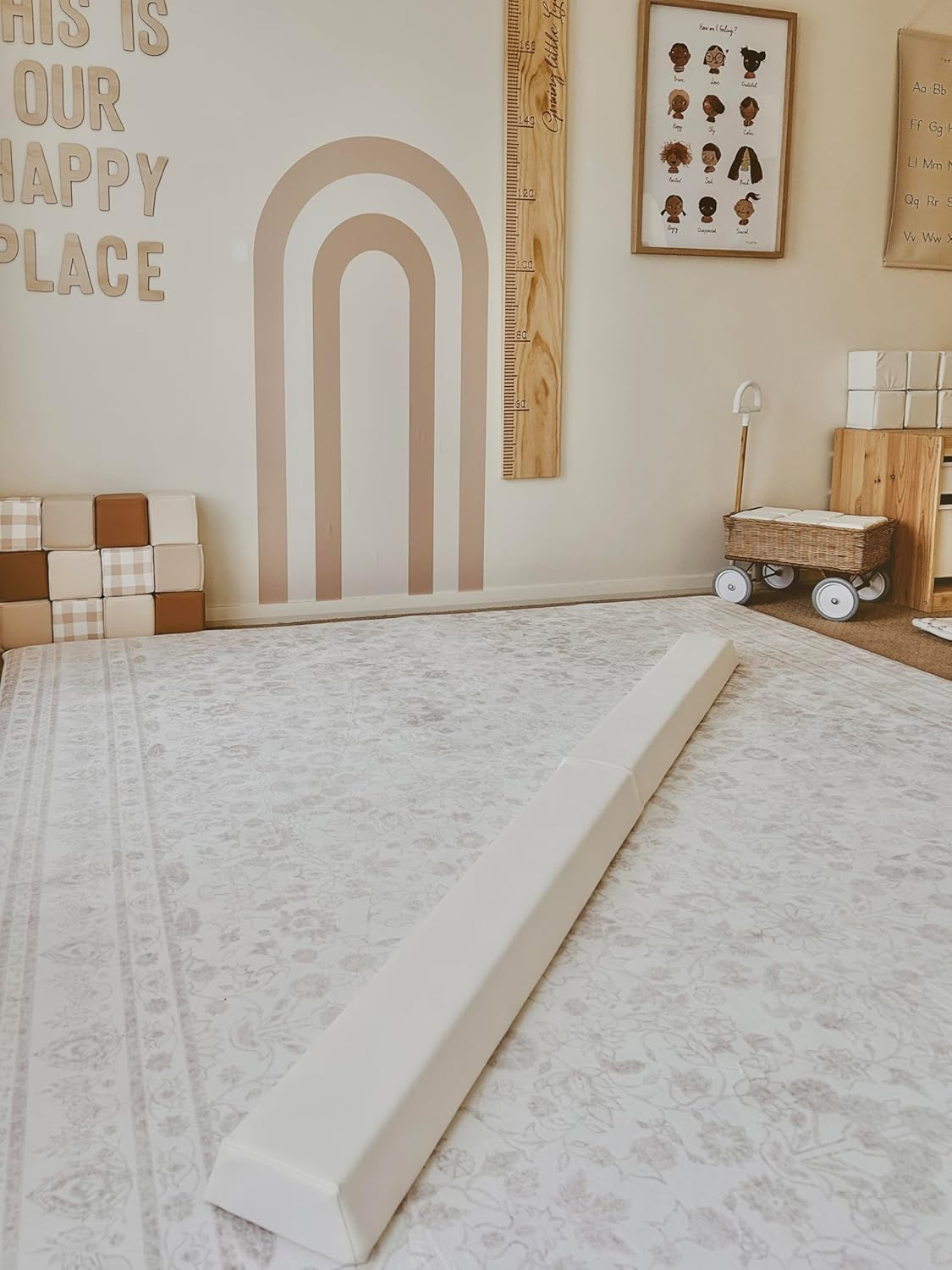 Play Rug - Plush Premium Quality High Density Foam & Mink Blend | Soft, Elegant Play Mat for Babies, Toddlers & Family Spaces (Gener&ouml;s 200&times;150 Cm) (Coastal) image number 4