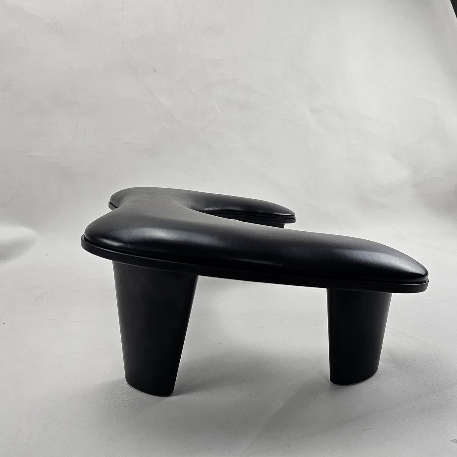 Eigell U Shape Arm Rest,Manicure Armrest,Professional Nail Art Accessories,Non Slip Manicure Hand Rest Pillow Cushion for Nail Art, Black - Brown image number 7