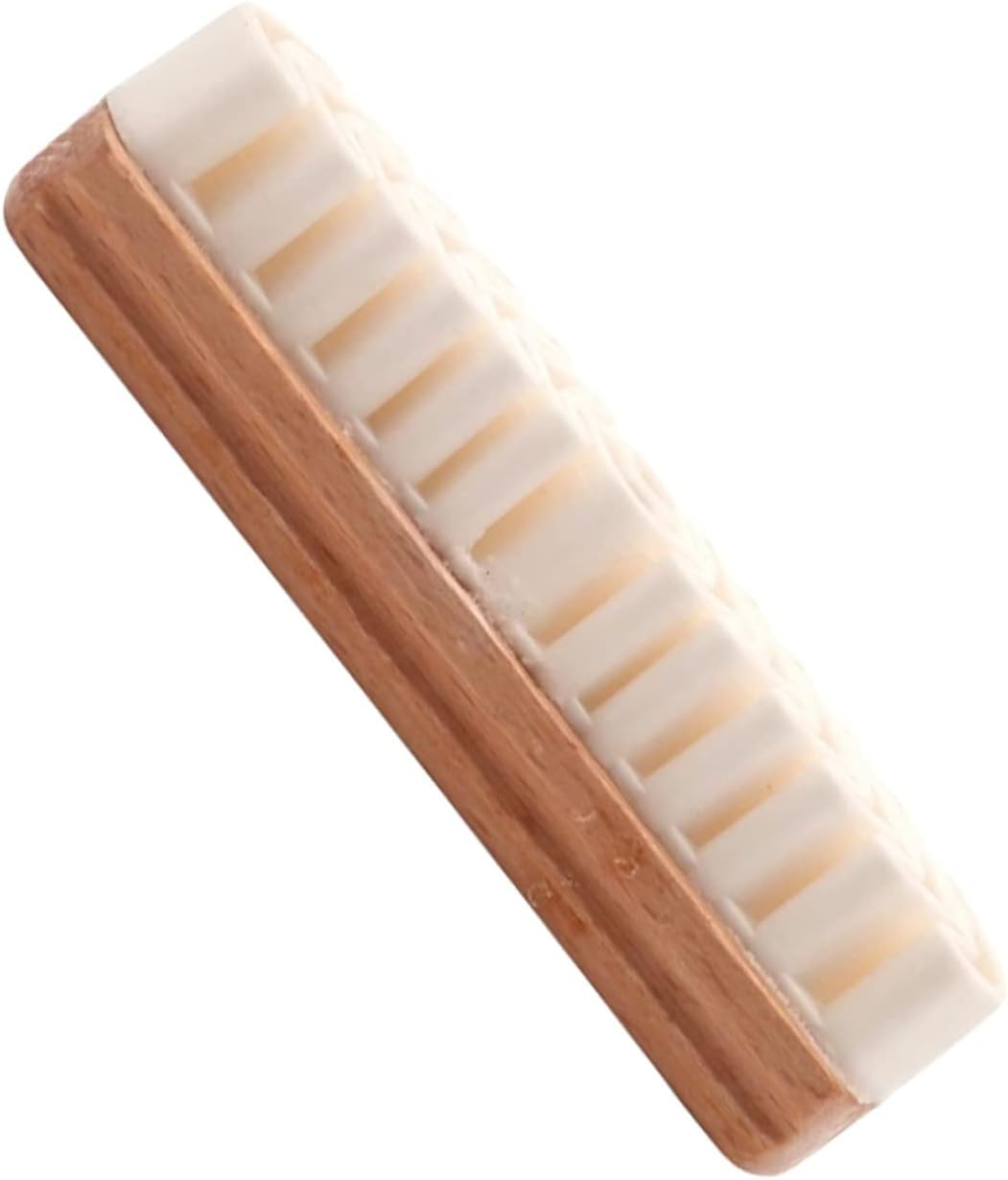 ANDRESLAD Suede Brush Car Seat Cleaning Brush for Interior Care, White Oil Suede Leather Cleaning Tool for Vehicle Upholstery, Suitable for Automotive Detailing image number 6