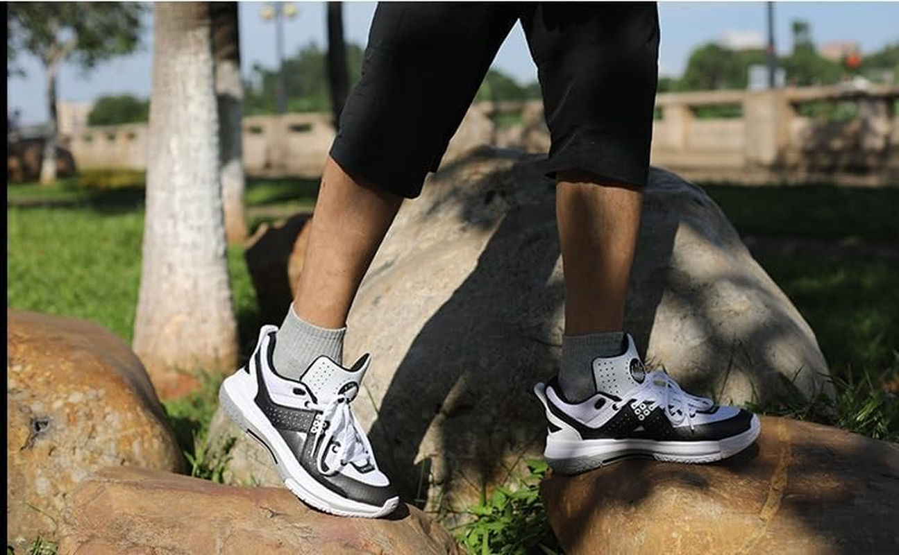 Cotton Socks - Cushioned Sole - Moisture Wicking - Odor Resistant - Hiking Trekking Outdoor image number 3