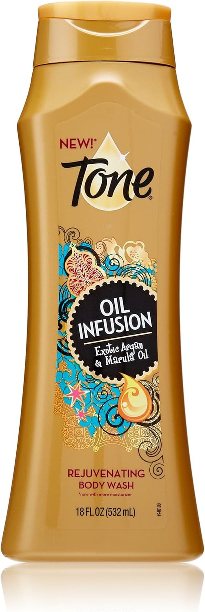 Tone Oil Infusion Exotic Argan & Marula Body Wash, 530Ml