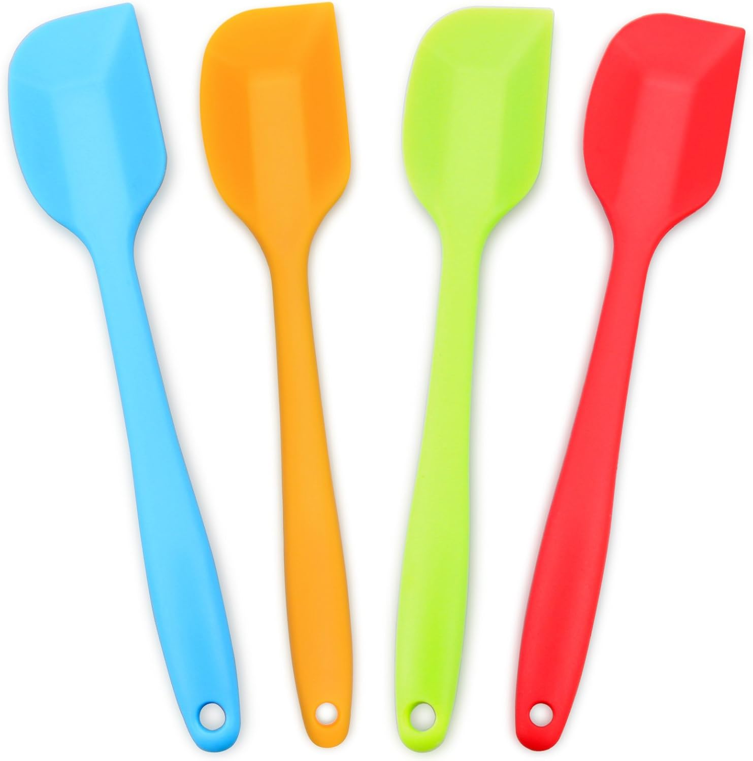 Silicone Spatula 4-Piece Set, Heat-Resistant Spatulas, Non-Stick Rubber Spatulas with Stainless Steel Core image number 6