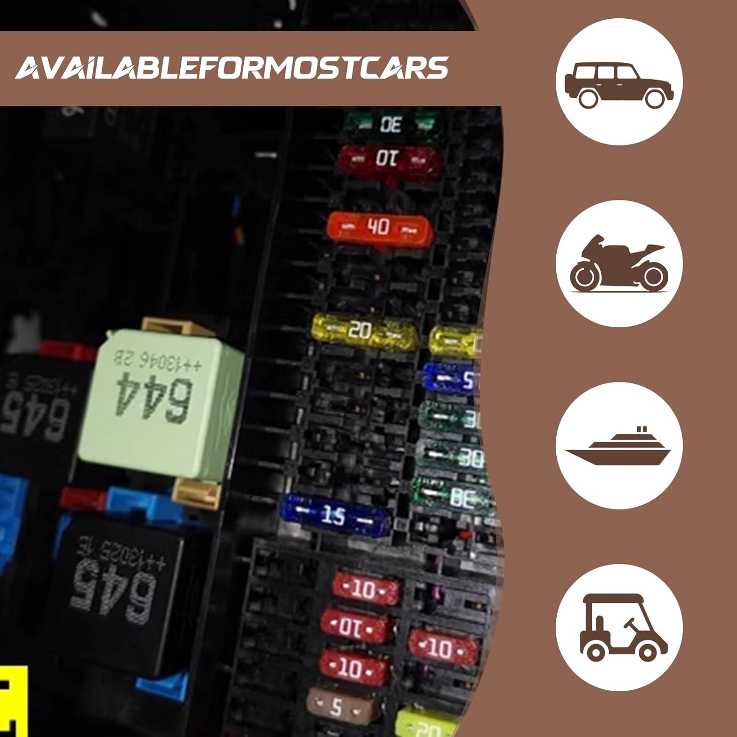 Powerful 420PCS Car Fuse Assortment Kit, Standard & Mini LP 2 Blade Fuse Set with Case and Fuse Puller (2A-40A) Zinc Alloy Auto Fuses for RV SUV Cars Trucks