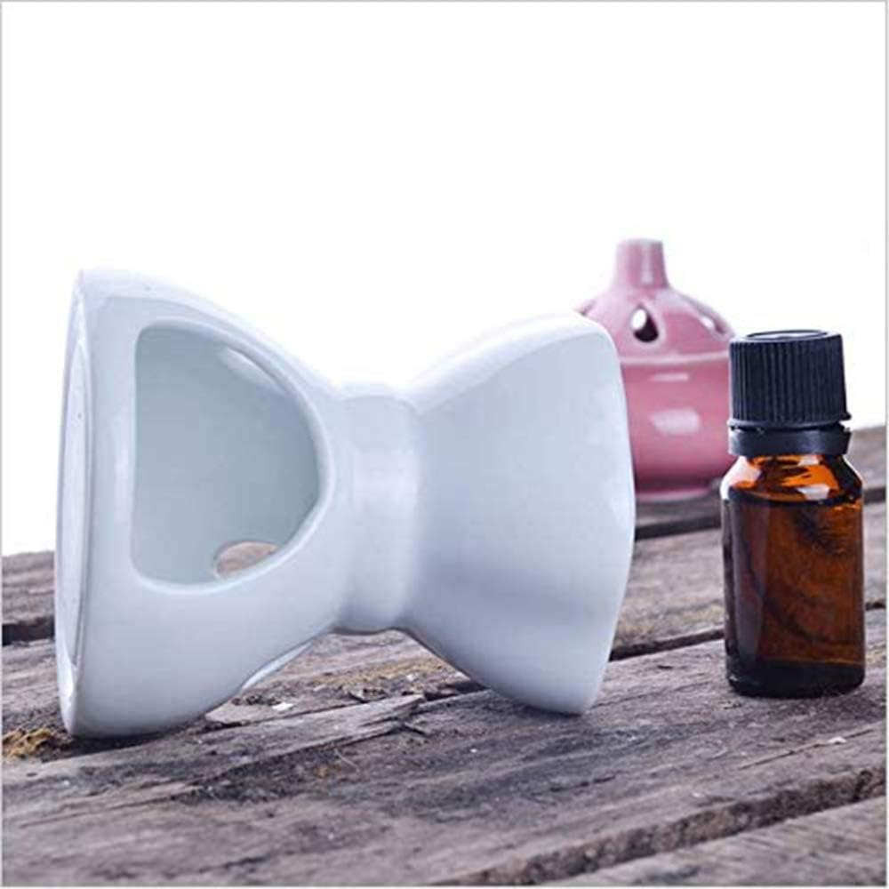 Sculpture Statue Antiques Collectables，Aromatic Oil Burner Geometric Ceramic Essential Oil Candle Holder，Handmade Porcelain Night Llight Home Office Decoration image number 3