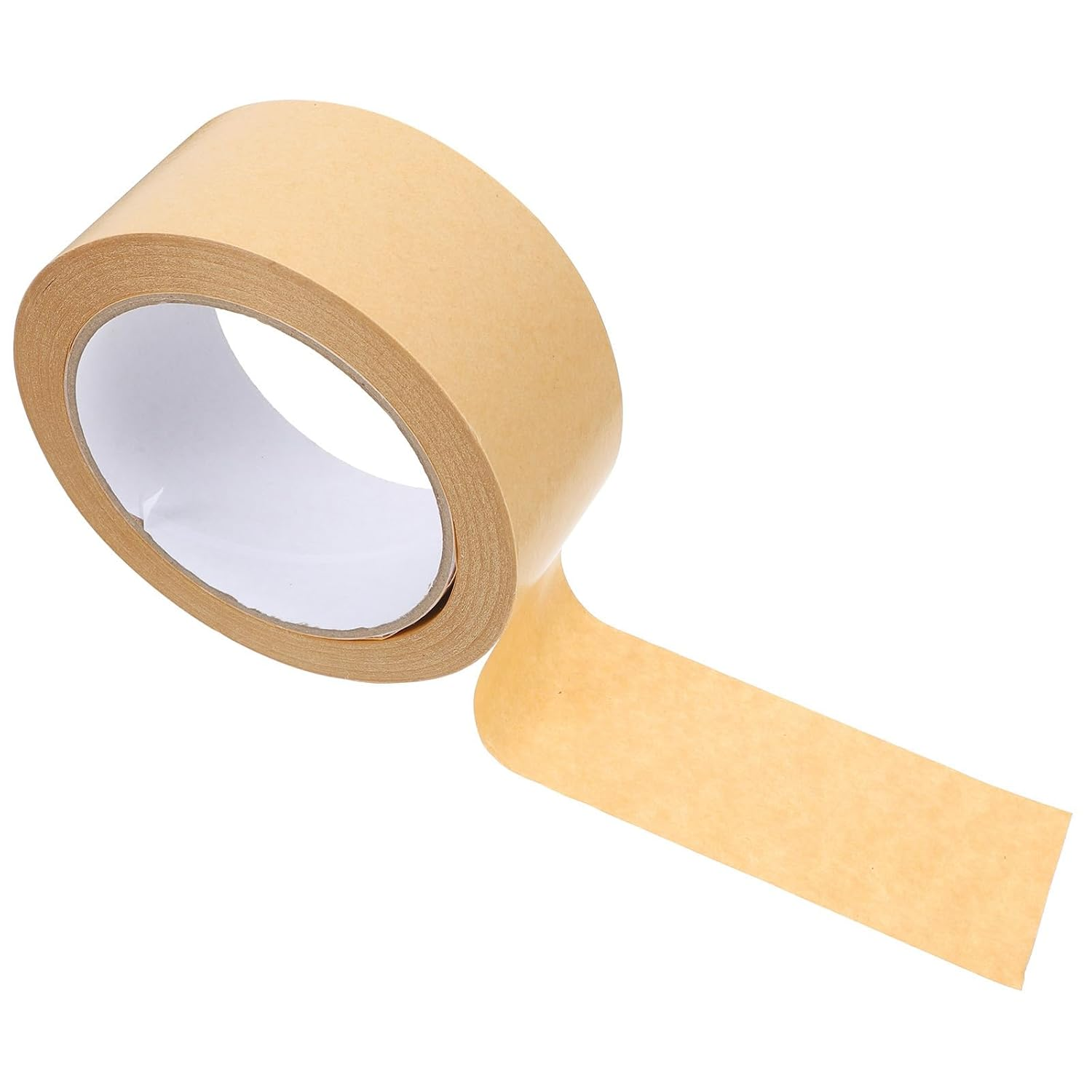 Tape Heavy Duty Brown Craft Paper Wrapping Paper Heavy Duty Wrapping Paper Packing Tape Dispenser Kraft Paper Tape Water Activated Paper Tape Water- Kraft Tape Taped for Frame image number 3