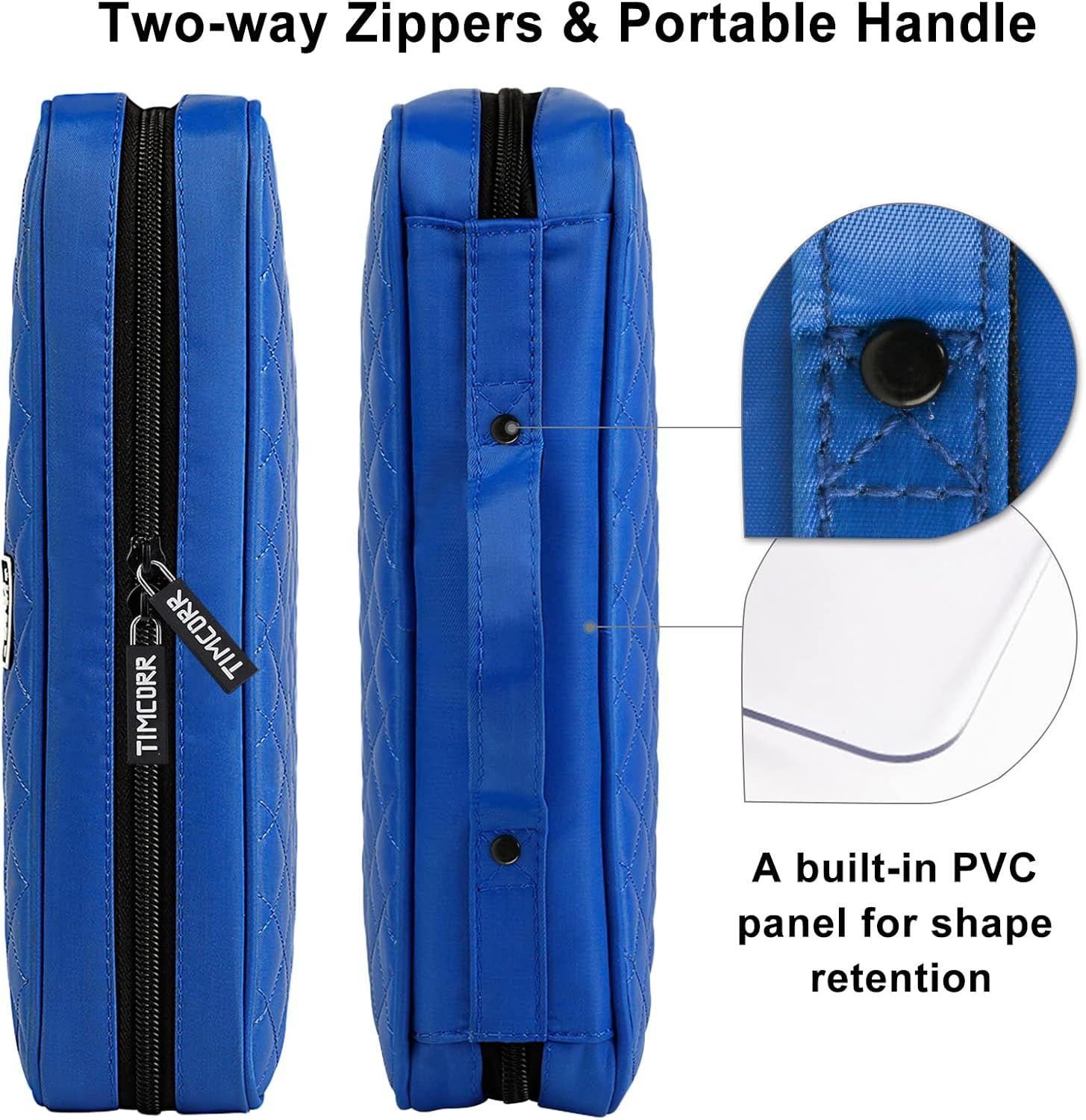 CD Case DVD Holder Storage: 160 Capacity DVD Cases Organizer Portable Wallet Storage - CD Plastic Protective Carrying Binder for Home Travel (Blue)