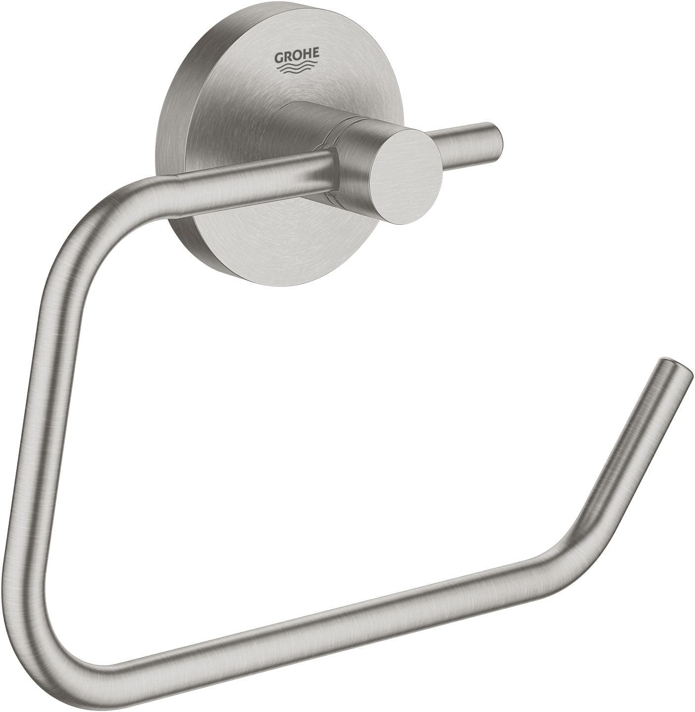 GROHE 41200000 Start Accessories Toilet Roll Holder, Chrome