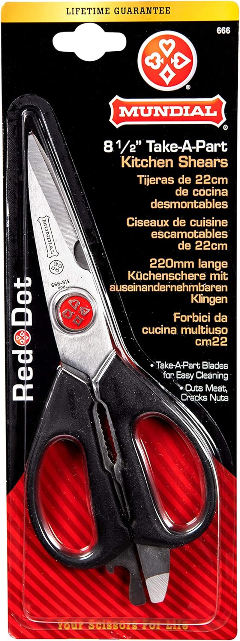 Mundial 666 Classic Kitchen Shear, 22 Cm image number 5