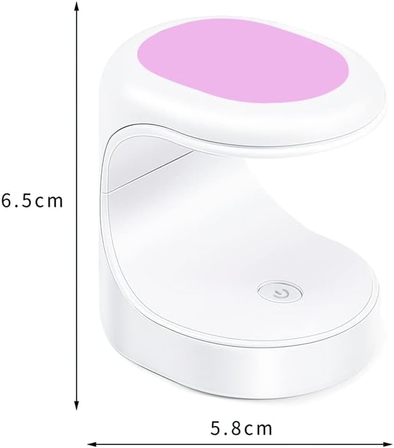 Nail Dryer Portable Mini 16W Uv Led Lamp Nail Dryer with USB Cable Gel Nail Polish Dryer for Easy and Fast Quick Dry DIY Nail Art Travel Use Nail Lamp image number 6