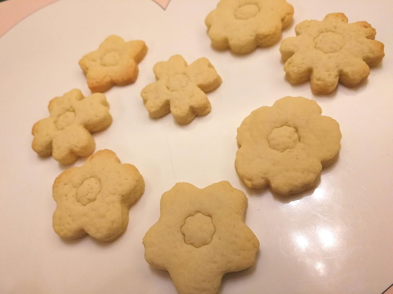 Flower Blossom Cookie Cutters Set &ndash; 8 PC High Grade 430 Stainless Steel &ndash; a Truly Unique Set for Flower Lovers image number 1