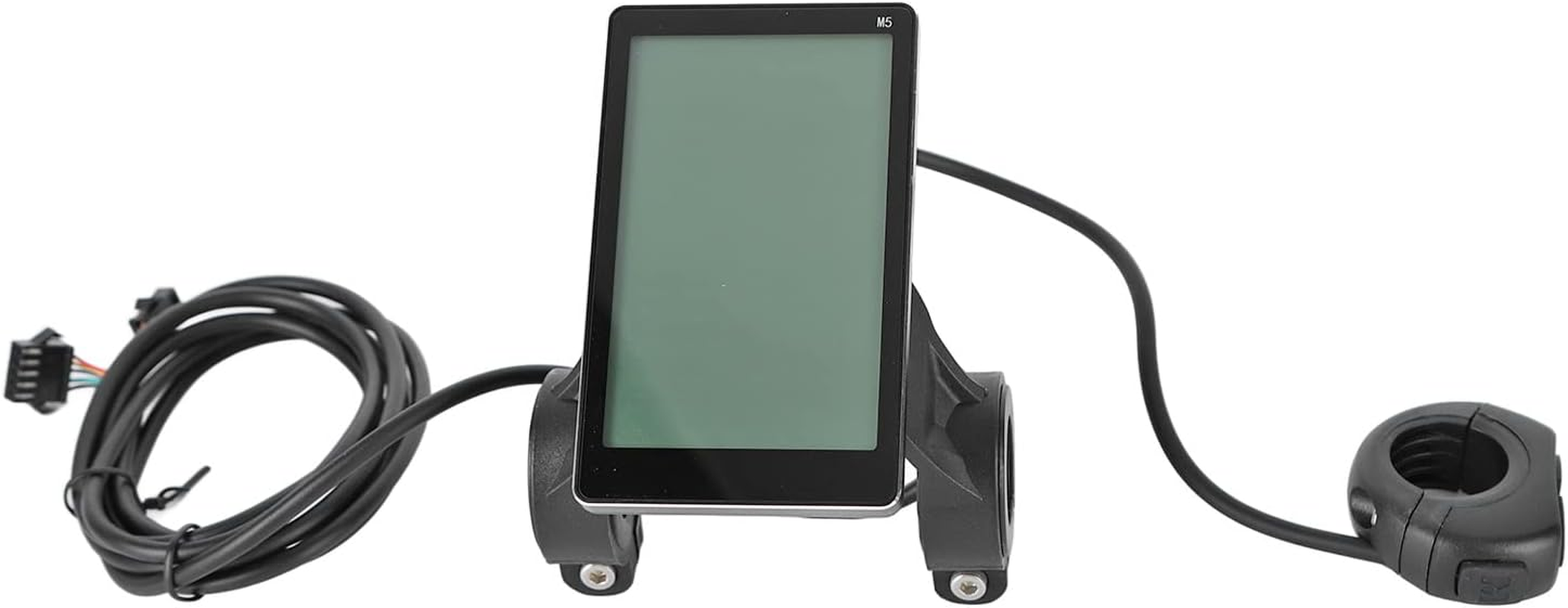 Electric Bike M5 LCD Display, 24V 36V 48V 60V 64V Universal Electric Scooter Display Panel Screen, Waterproof Portable ABS Ebike LCD Display for 31.8 22.2Mm Handlebar Ebike