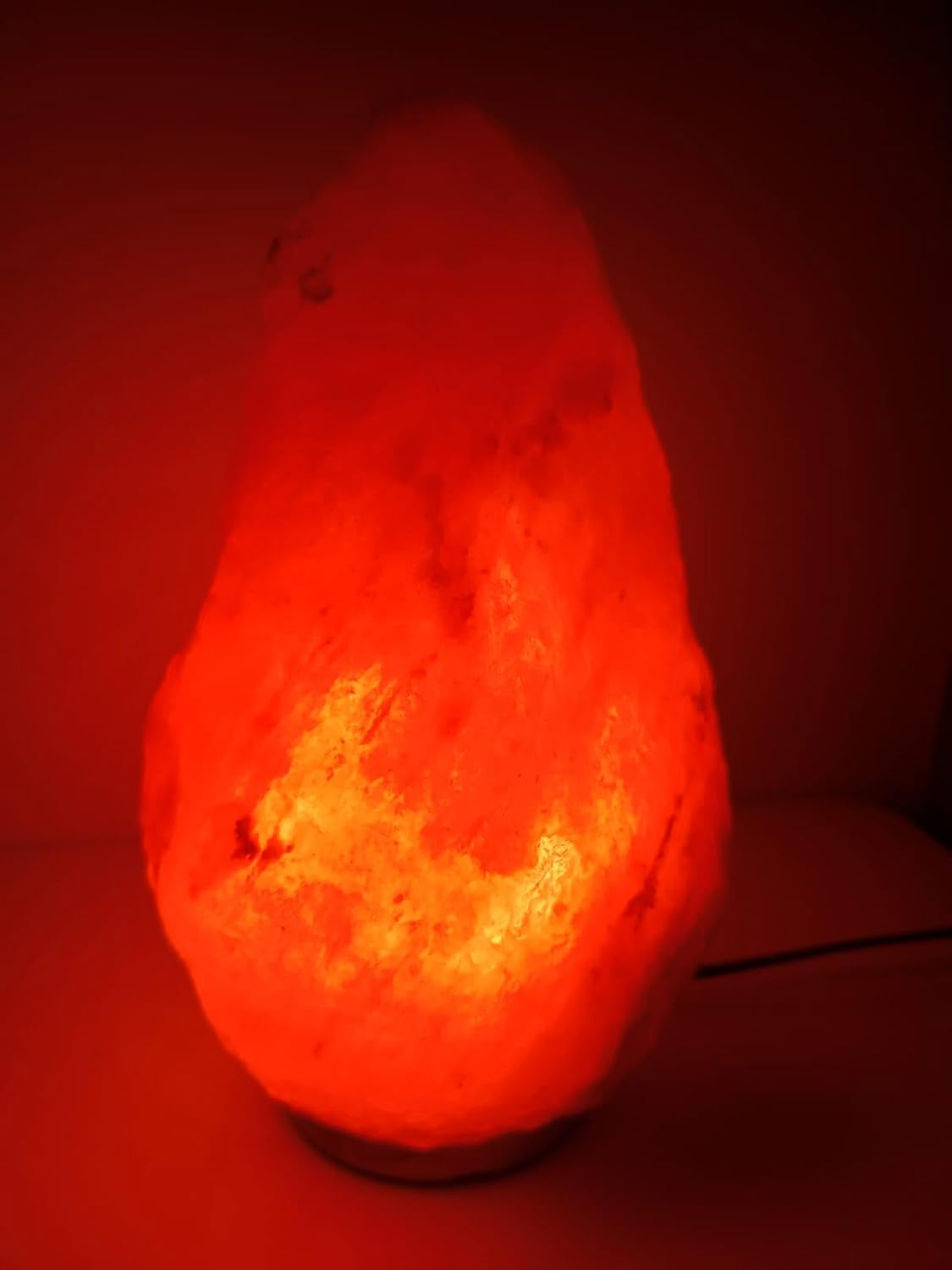 Premium Himalayan Crystal Salt Lamp 100% Authentic, Handcrafted from the Foothills of the Himalayas Beautifully Hand Craft Comes with Complete Electric Fitting &ndash; Quality Guaranteed image number 3