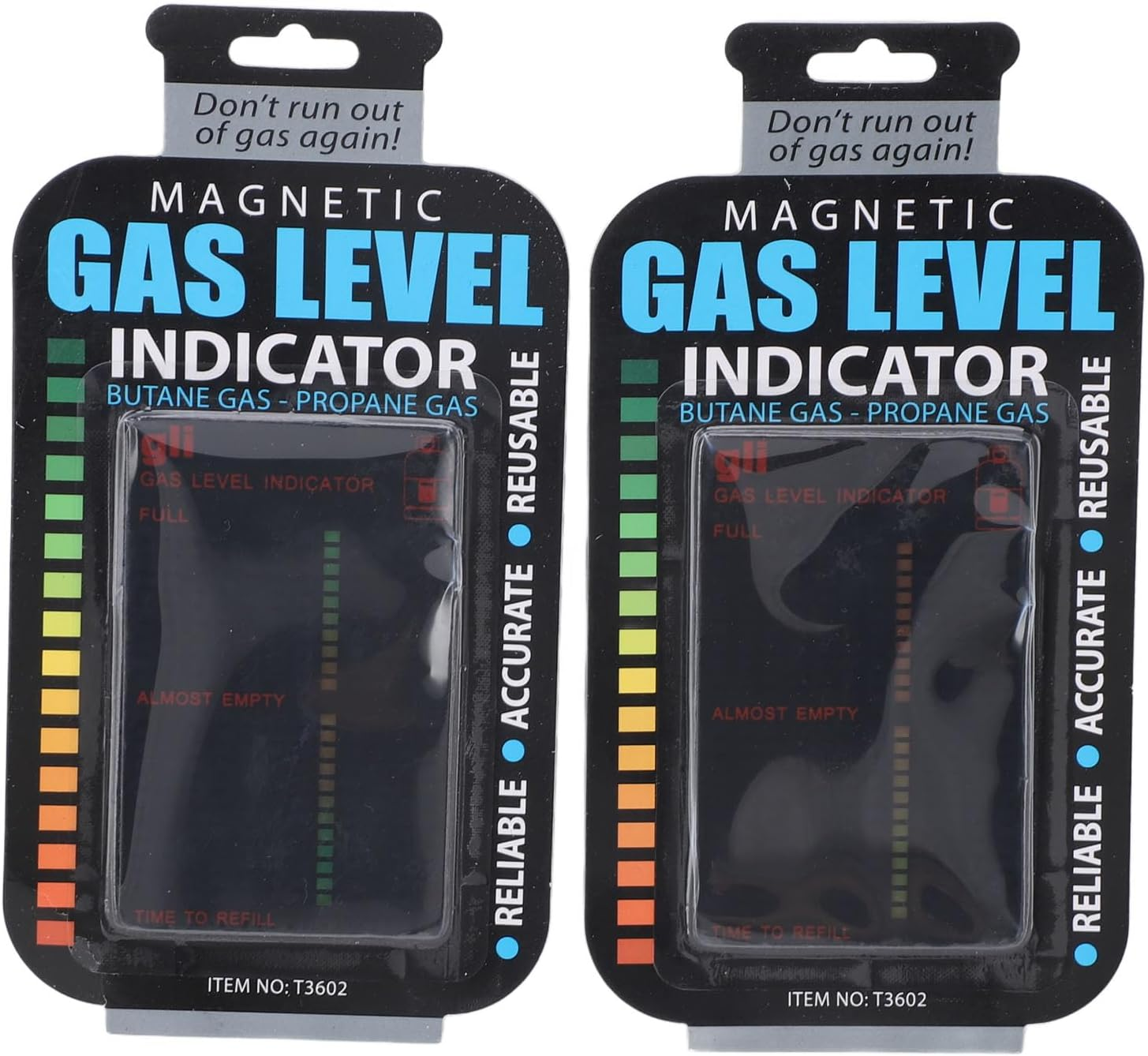 Marhynchus Magnetic Gas Level Indicator Indicator of Laptop to Camp, 5 Pieces for Travel Camping