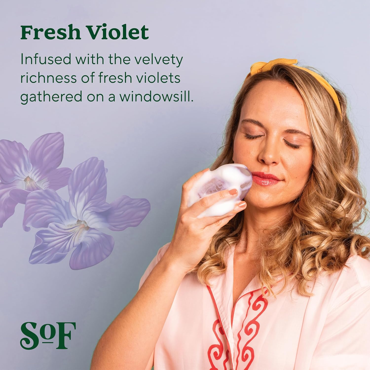 South of France - French Milled Vegetable Bar Soap Violet Bouquet - 6 Oz. image number 4