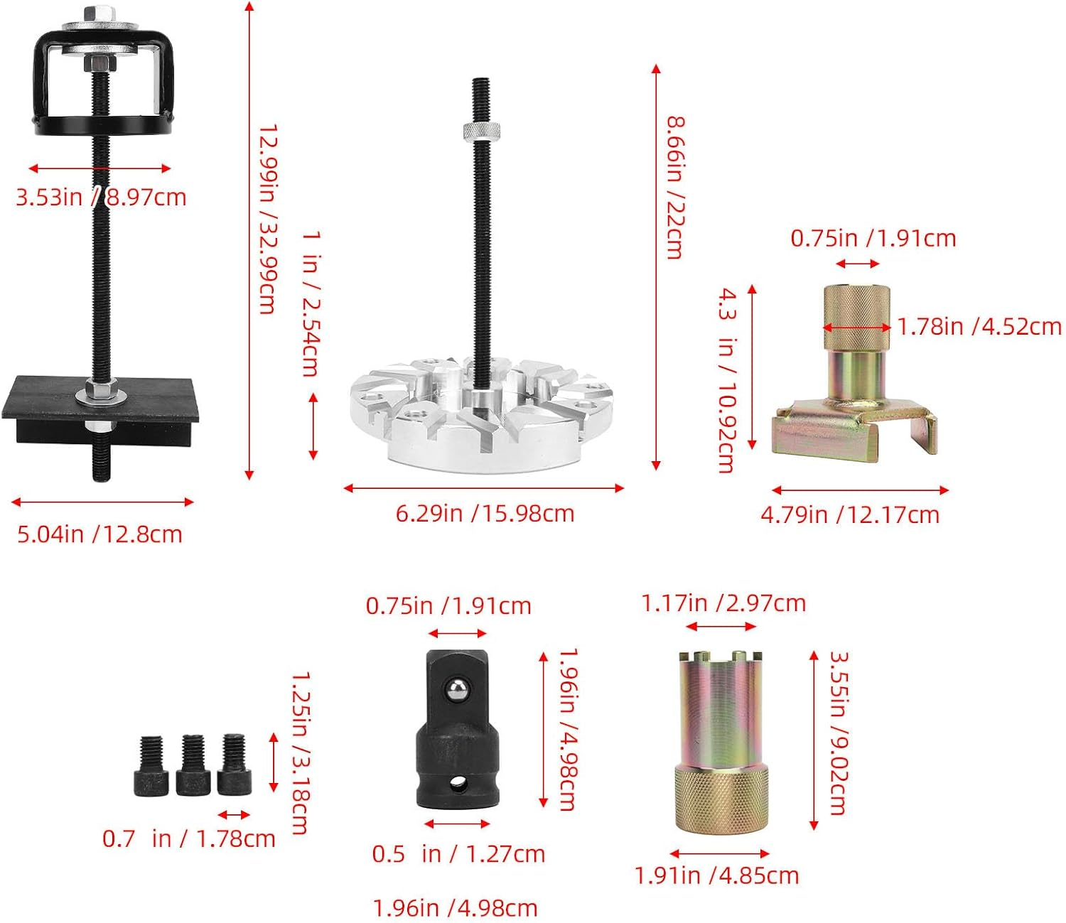 Complete Primary Clutch Secondary Service Tools Kit for Polaris 900 1000 Turbo P85 P95, Fits RZR 900 1000 XP All Years​ image number 1