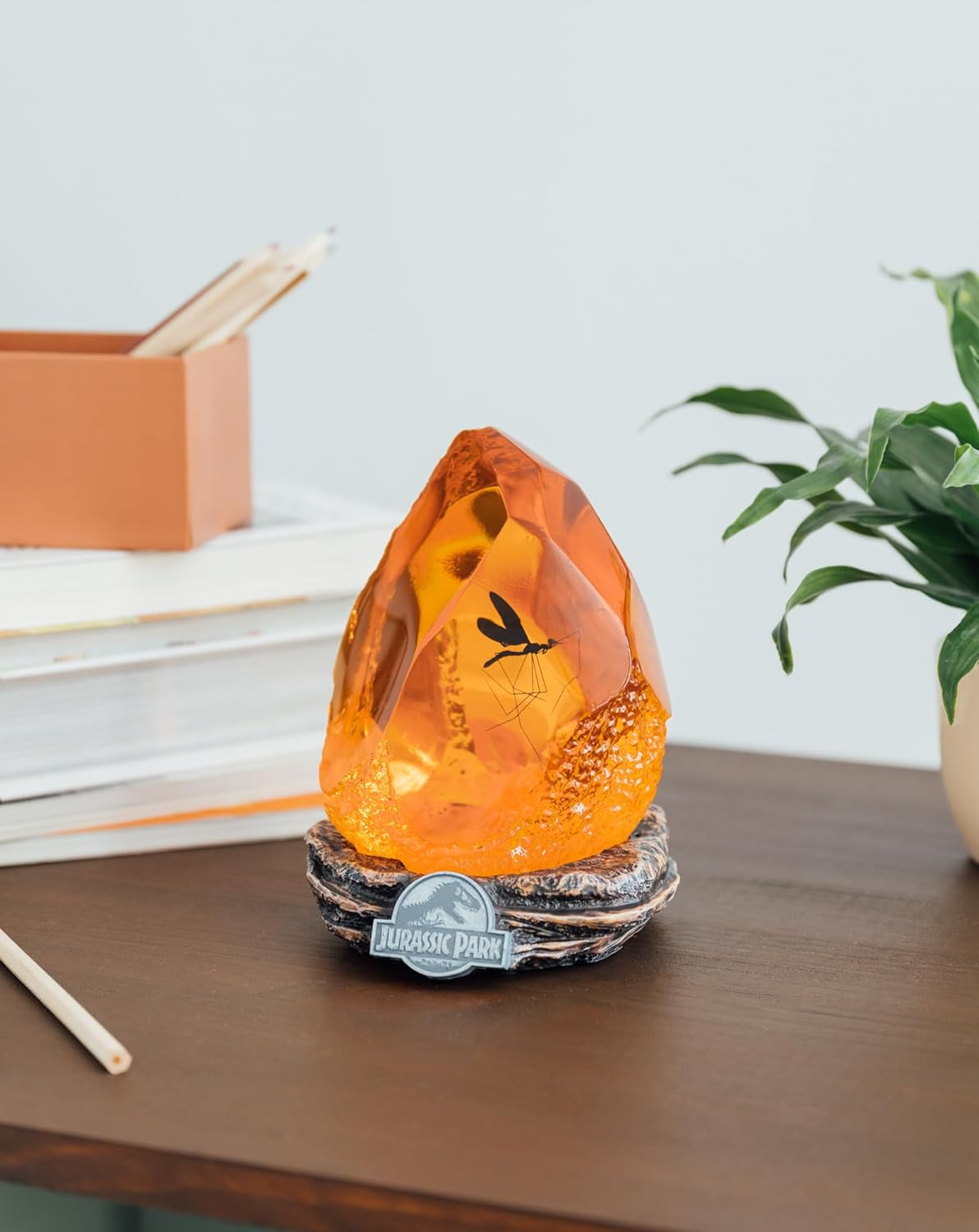 Grupo Erik Official Jurassic Park Lamp | Jurassic Park Movies | Mosquito in Amber Table Lamp | Jurassic Park Merchandise | Jurassic Park Decorations | LED Lamp | Jurassic Park Gifts image number 4