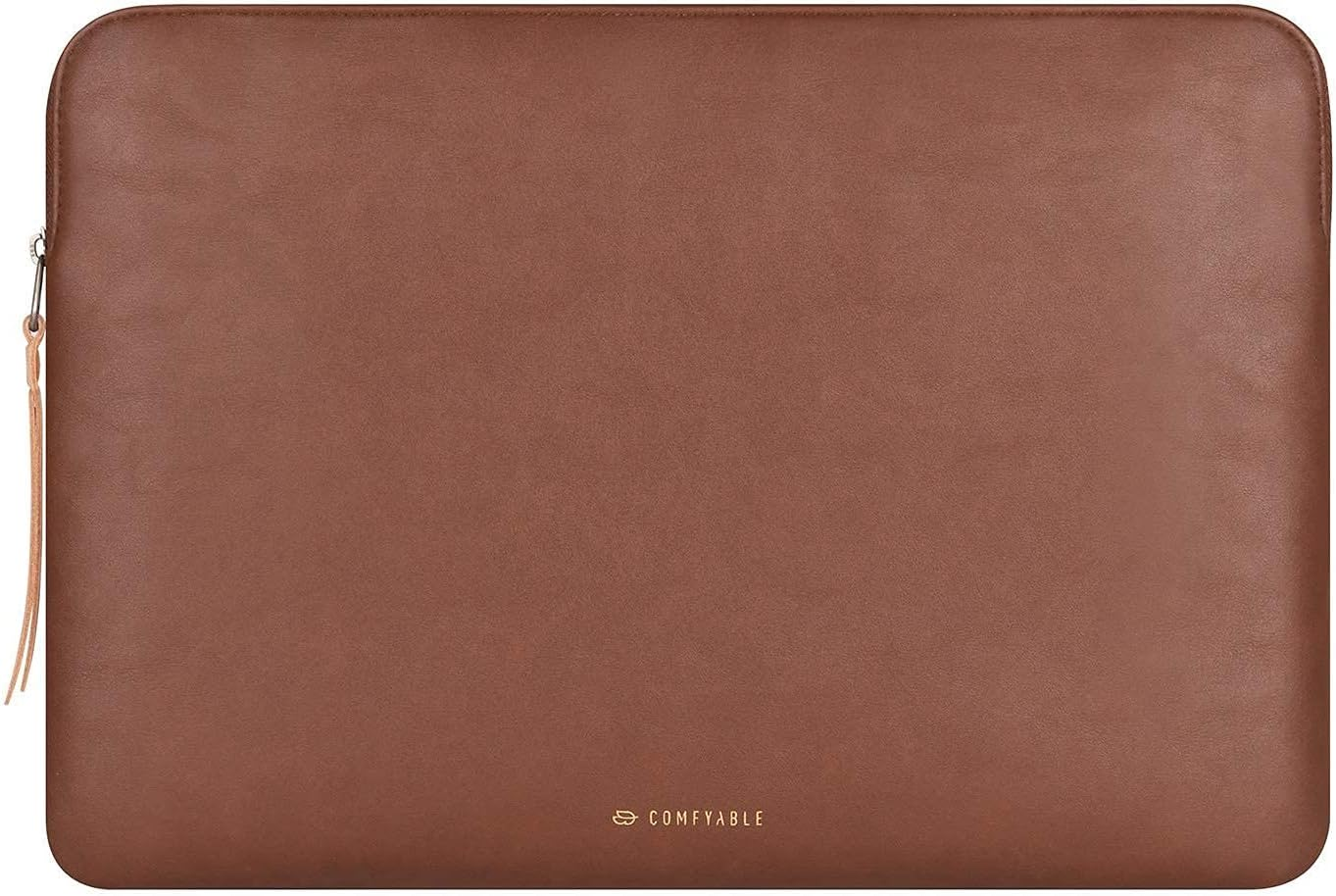 Comfyable Slim Protective Laptop Sleeve 13-13.3 Inch Compatible with 13 Inch Macbook Pro & Macbook Air, PU Leather Bag Waterproof Cover Notebook Computer Case for Mac, Chocolate image number 2