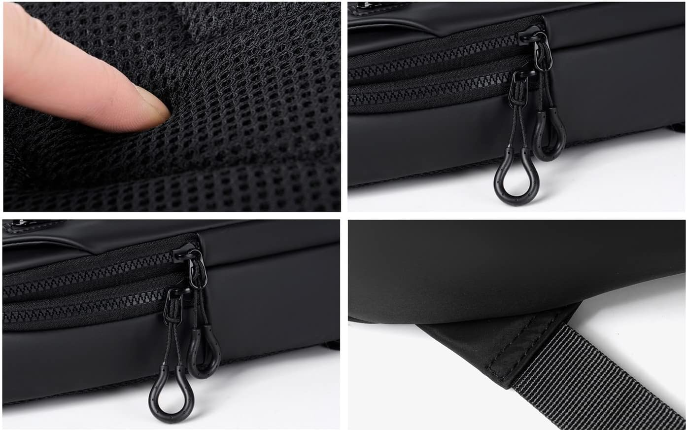 YYFRIEND Waterproof Sling Bag Travel Hiking Chest Bag Daypack, Crossbody Backpack with USB Charging Port