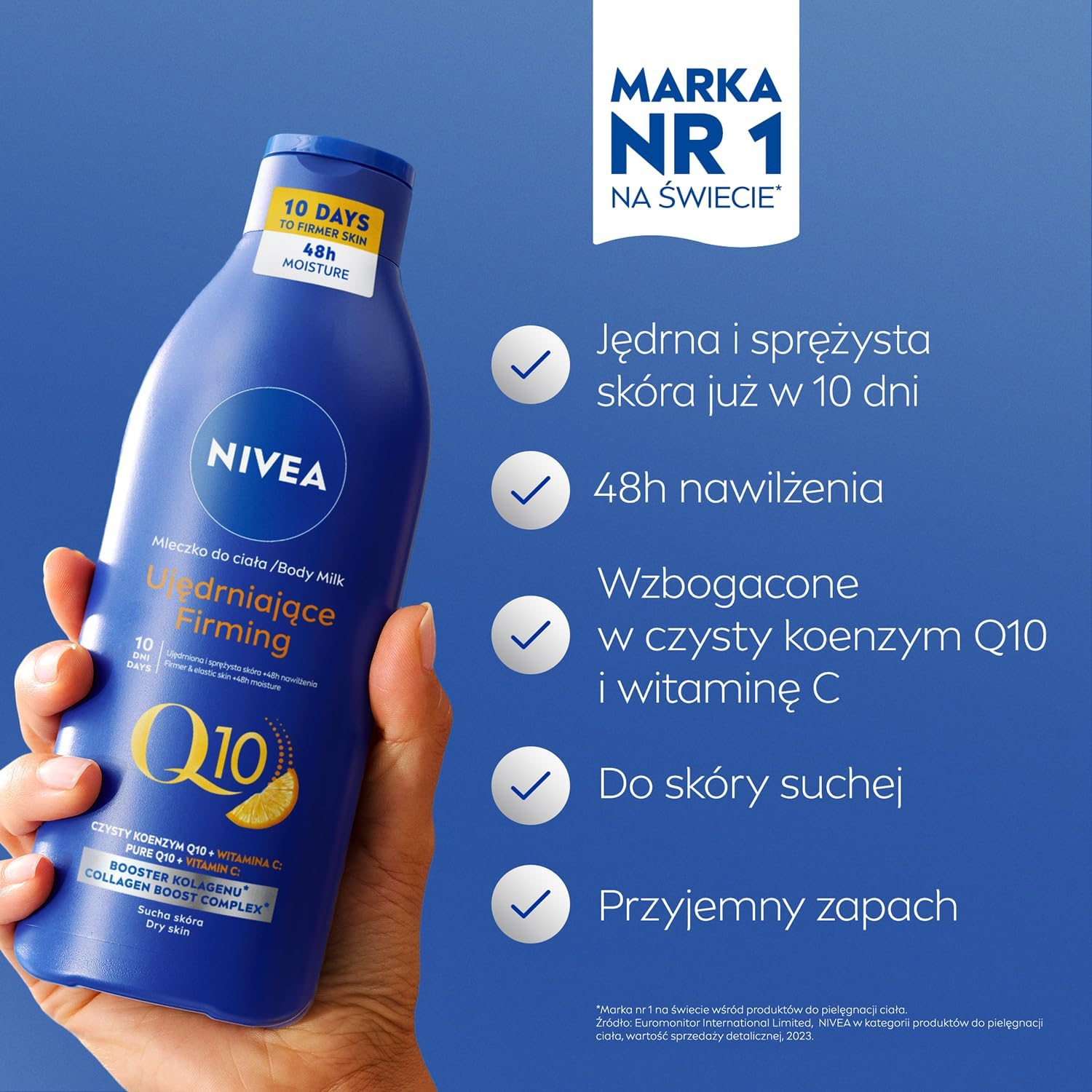 NIVEA Strengthening Body Milk Q10 plus 400 Ml image number 4