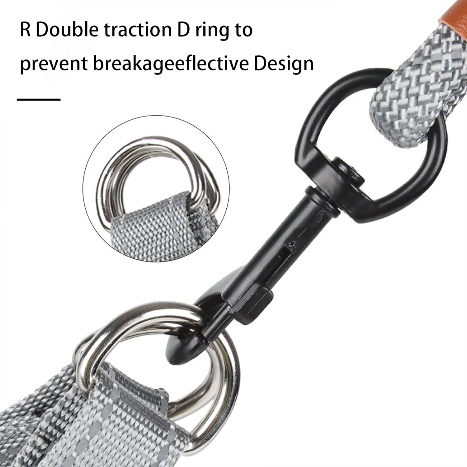 Glow-In-The-Dark Small Dog Harness and Leash Set, Reflective Nylon and Terylene Adjustable Lead for Night Safety - Red image number 4