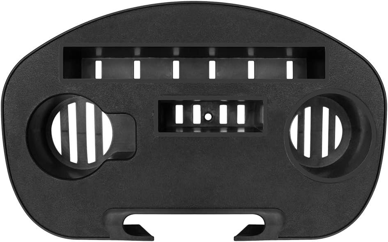 Coolrunner Zero Gravity Chair Cup Holder, Zero Gravity Chair Tray with Mobile Device Slot, Snack Tray, and Water Cups, Universal Recliners Cup Holder Tray for Fold Lounge Chairs (Black) image number 1