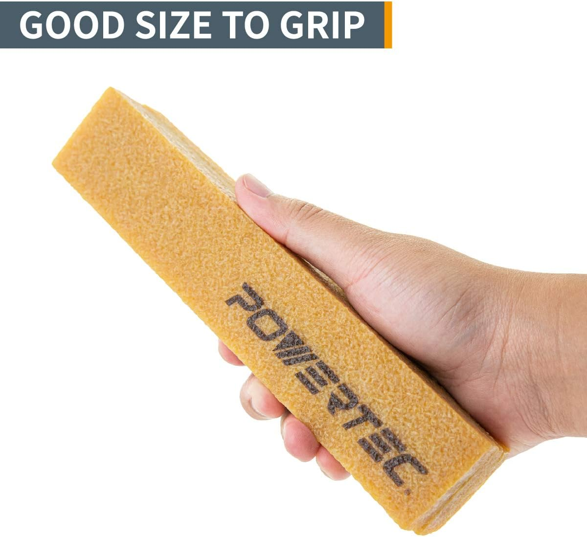 POWERTEC 71002-P2 Abrasive Cleaning Stick for Sanding Belts & Discs 8-1/2" 2PK | Natural Rubber Eraser - Woodworking Shop Tools for Sanding Perfection image number 1