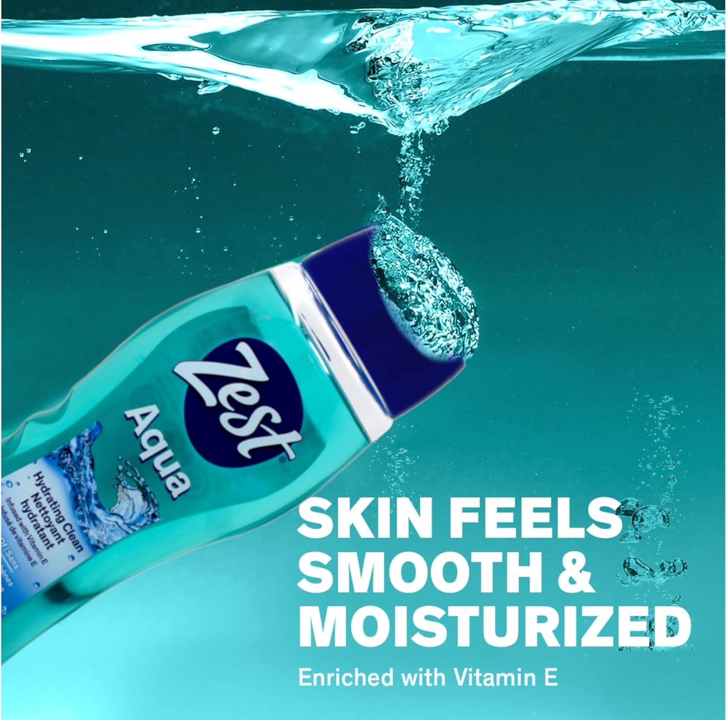 ZEST BODYWASH AQUA 18 OZ (Pack of 6) image number 4