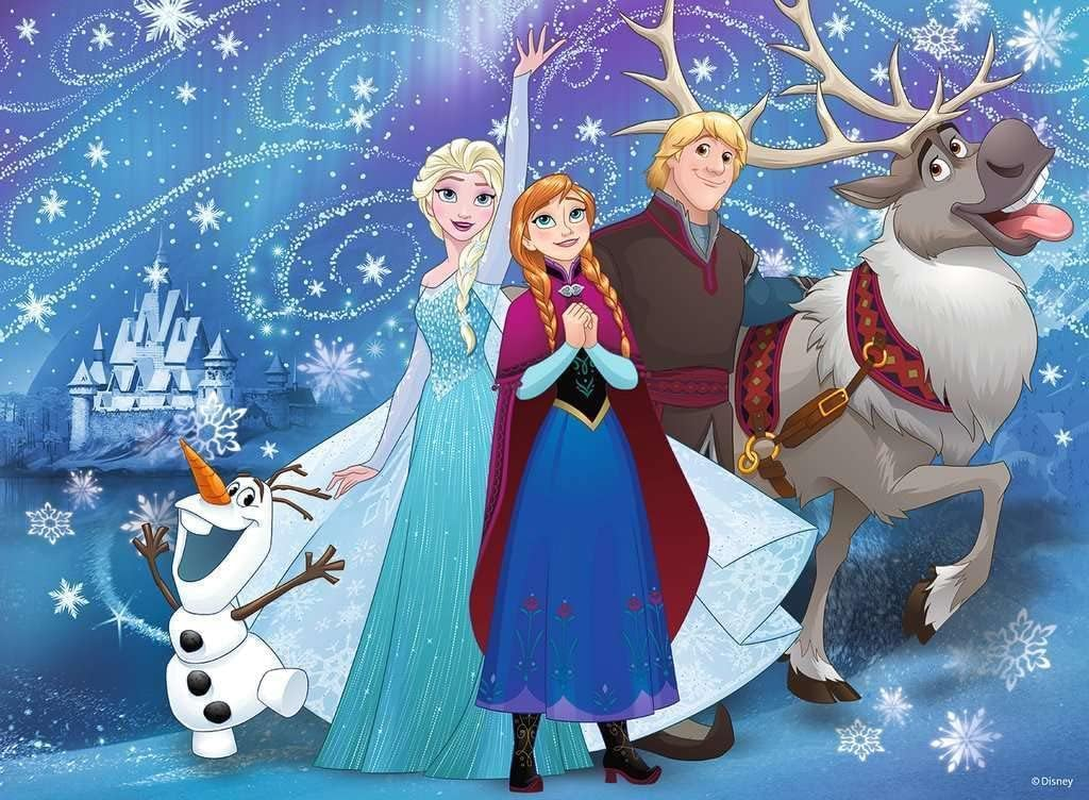 Ravensburger - Disney Frozen Glittery Puzzle Snow image number 3