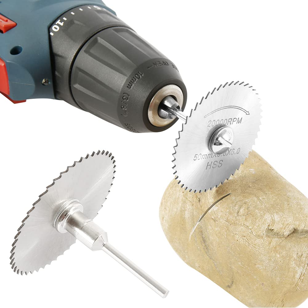 41X Mini Diamond Cutting Discs Wheel Blades Set Drill Bit for Dremel Rotary Tool image number 4