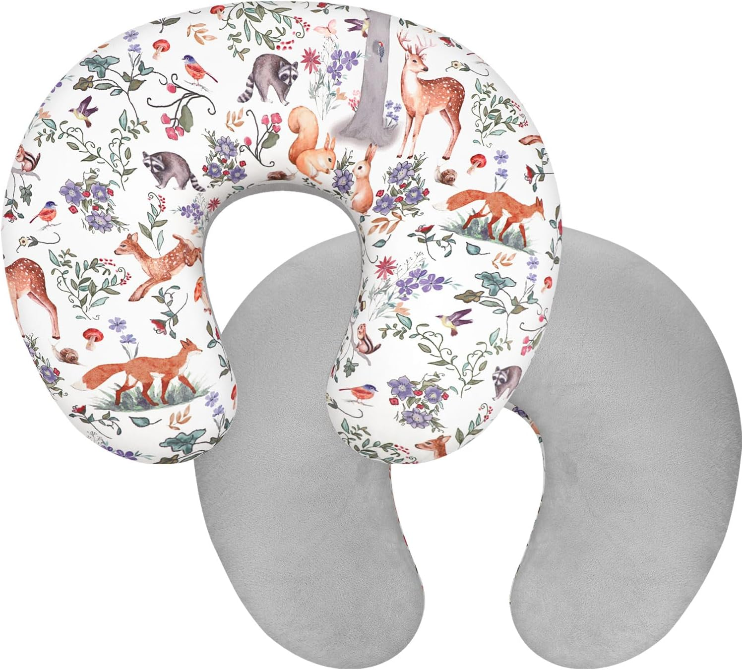 Nursing Pillow Cover 1 Pack, Removable Nursing Pillow Cover for Breastfeeding Pillows, Super Soft Comfortable Slipcover for Boy and Girls, Light Brown