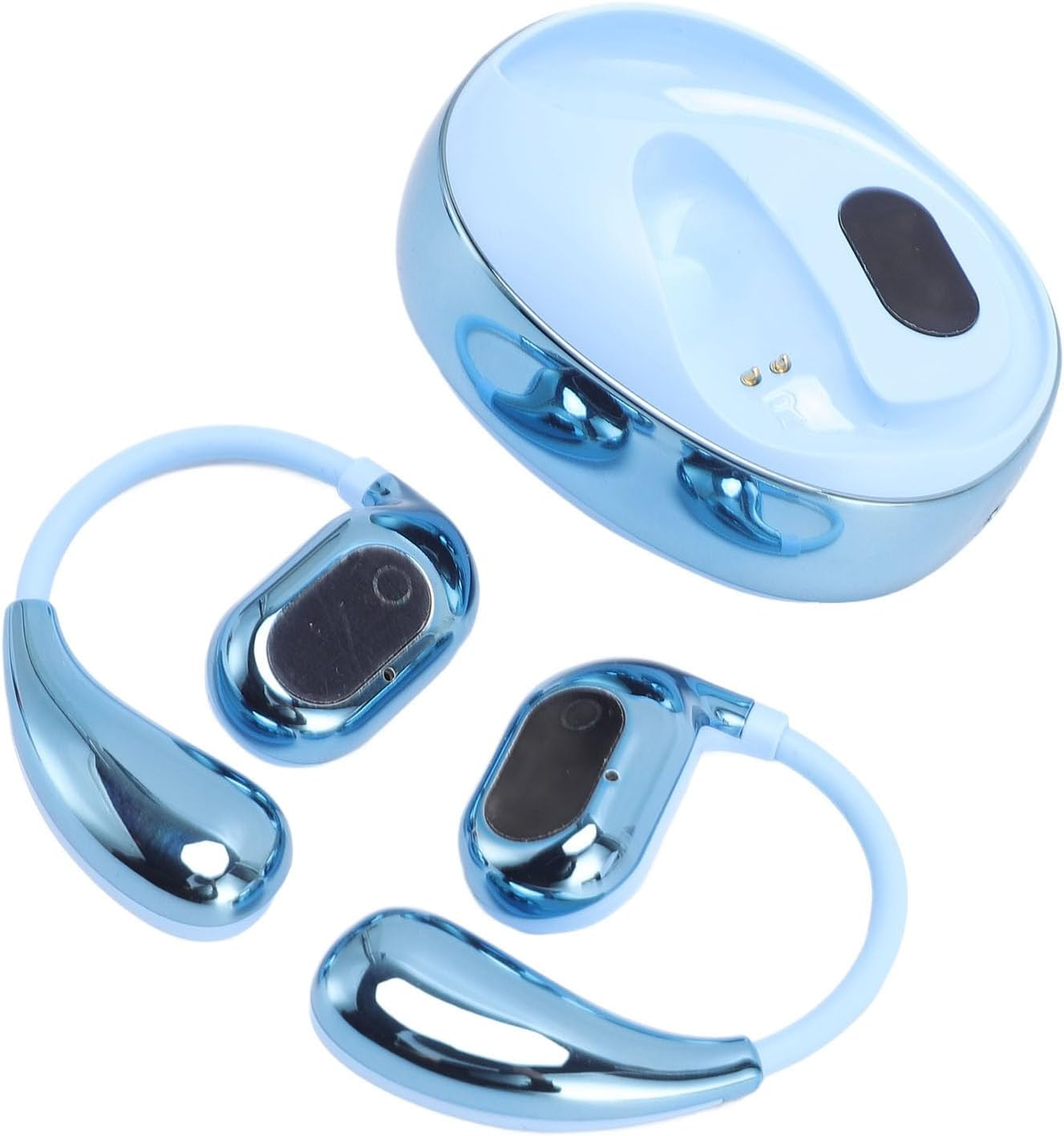 Depisuta AI Language Translator Earbuds, OWS Real Time 3 in 1 Translation Earbuds with Digital Display Noise Reduction 5.4 Wireless Clamp/Holder on Translator Headphone for Travel image number 4