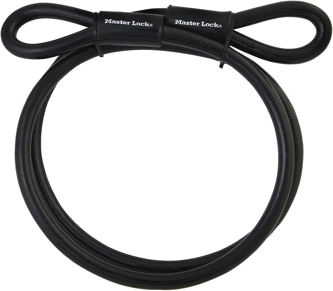Master Lock 49EURD Double Loop Steel Cable for Bike Lock and Other, 3 M image number 1
