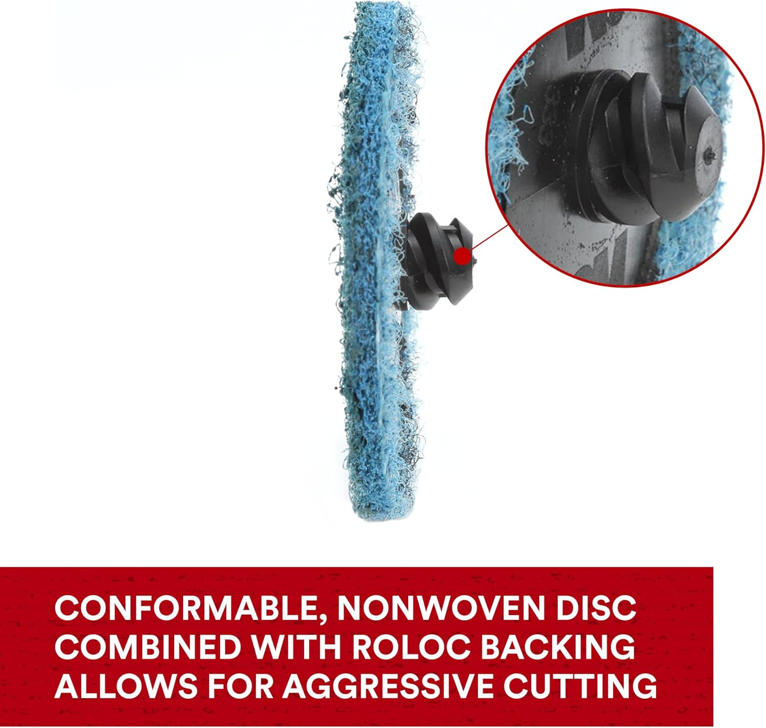 3M Scotch-Brite Roloc Surface Conditioning Disc, TR 07516, 2 in X NH S SFN, 25 per Carton image number 1