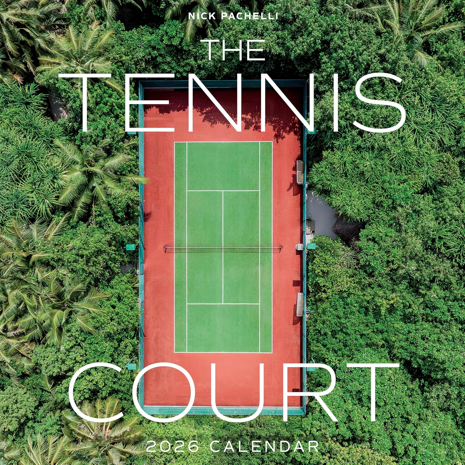 The Tennis Court Wall Calendar 2026