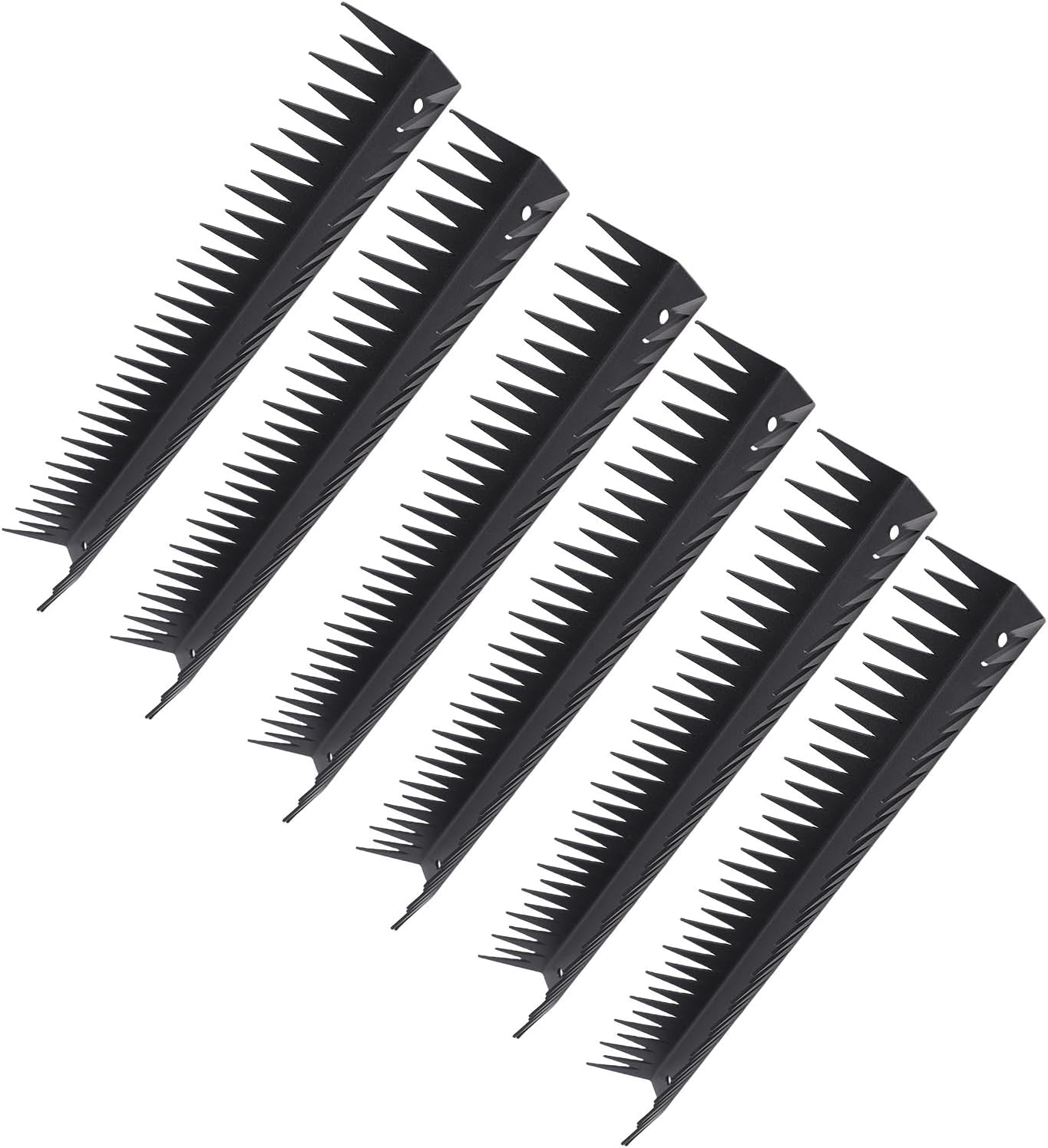 6 Pcs Heavy Duty Metal Fence Spikes, Security anti Climb Wall Spikes with Screws, Metal Animal Deterrent anti Theft Security Fence Pointed Nails Wall for Home Outdoor image number 1