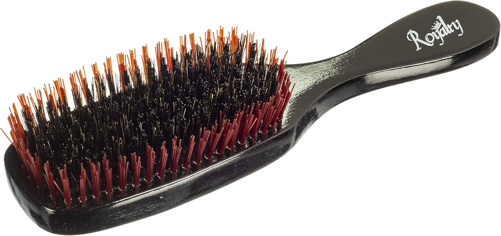 Royalty by Brush King Wave Brush #722-7 Row Medium Hard - Good 360 Waves Brush for Wolfing - from the Maker of Torino Pro image number 5