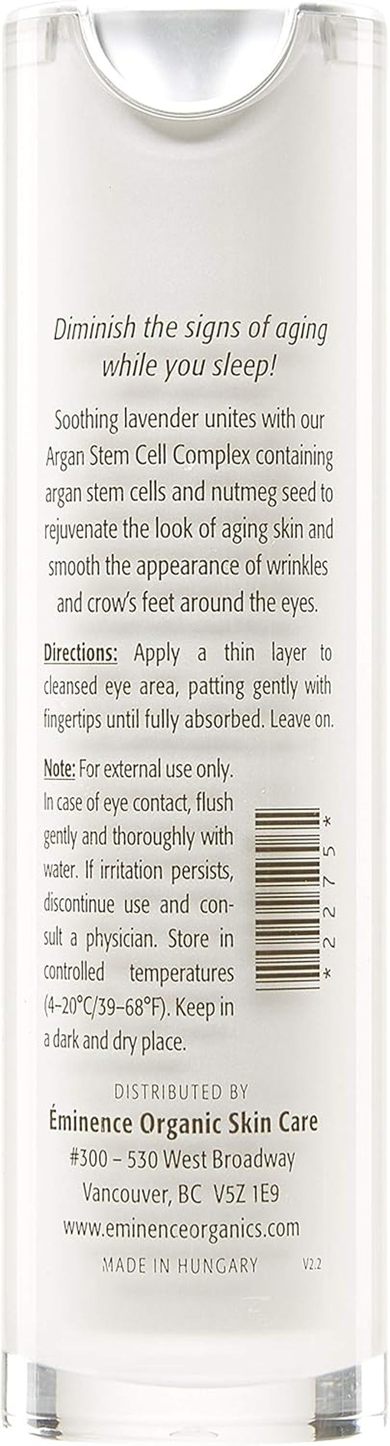 Eminence Lavender Age Corrective Night Eye Cream, 1.05 Ounce image number 4