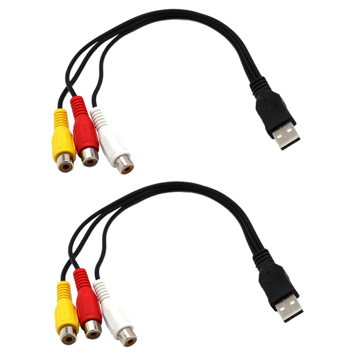 LOLIPPYY USB Male to Female Audio Cable Set-Top Box Accessory Flexible PVC Household Tv Av Adapter for Stereo Receiver Home Theater System image number 6