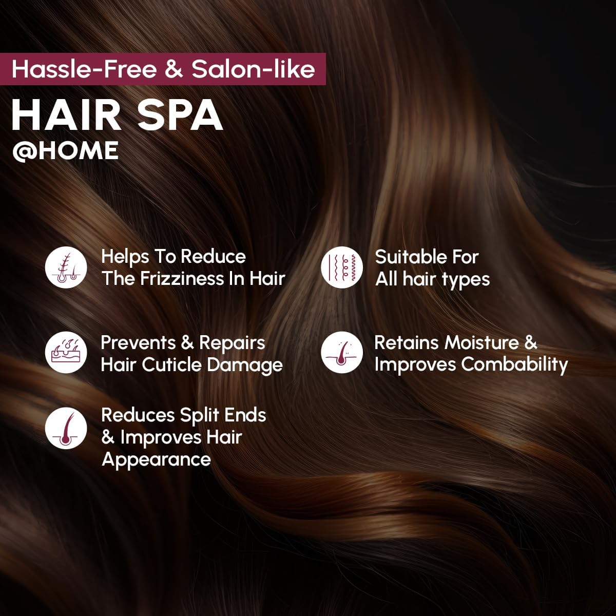 Trichup Keratin Hair Mask 500Ml - for Intense Damaged Hair Repair - Salon like Hair Spa at Your Home - for Dry & Damaged Hair image number 6