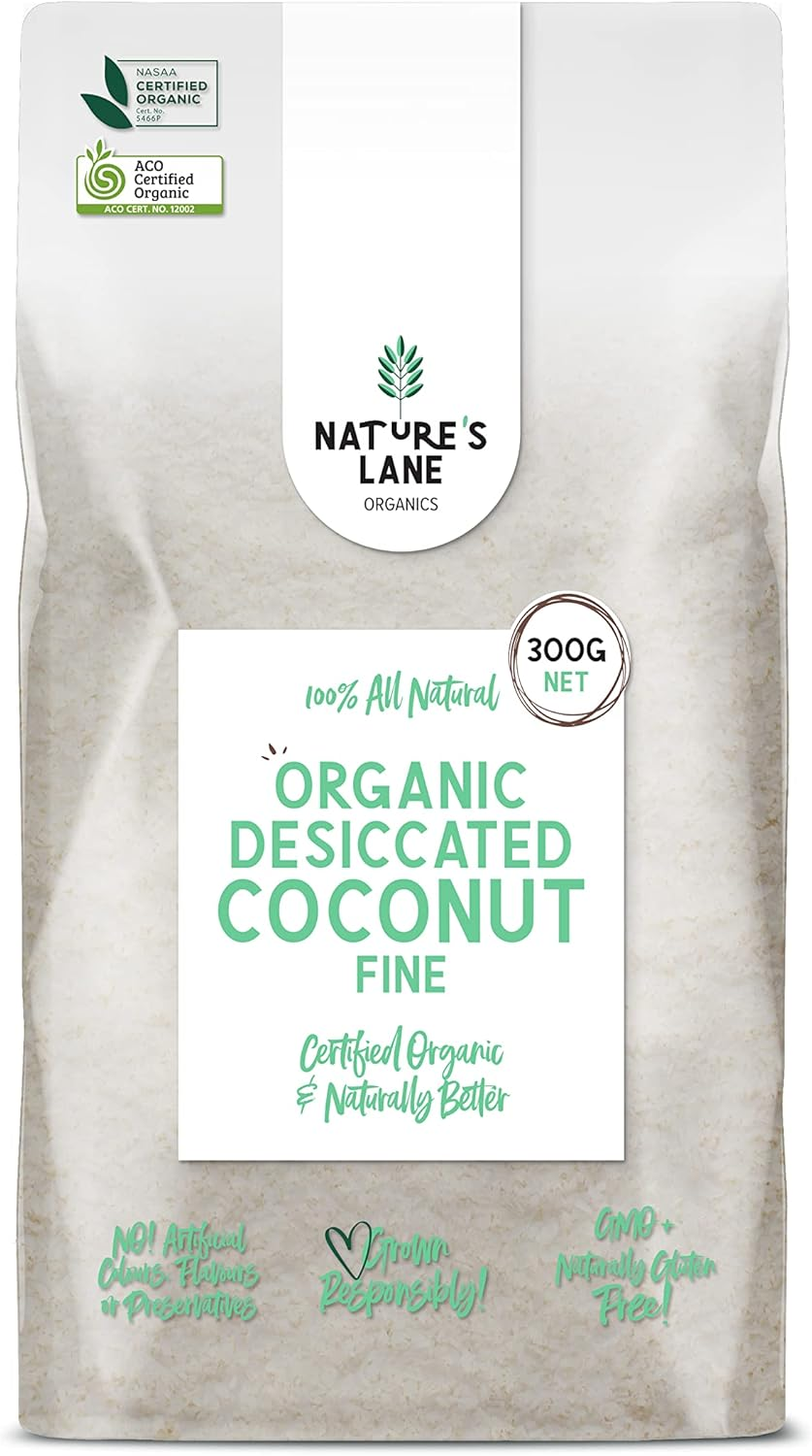 Natures Lane Organics Fine Desicated Coconut 300 G