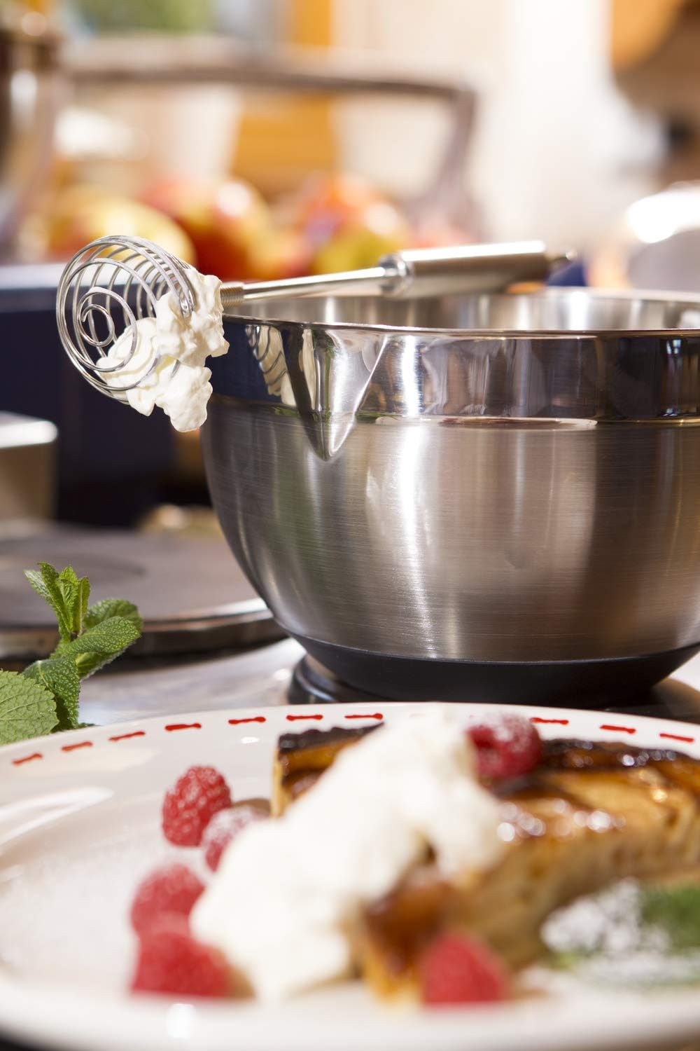 R&Ouml;SLE Whisk Whisk Premium Wire Stirrer for Beating Food 18/10 Stainless Steel Dishwasher Safe 22Cm Silver image number 4