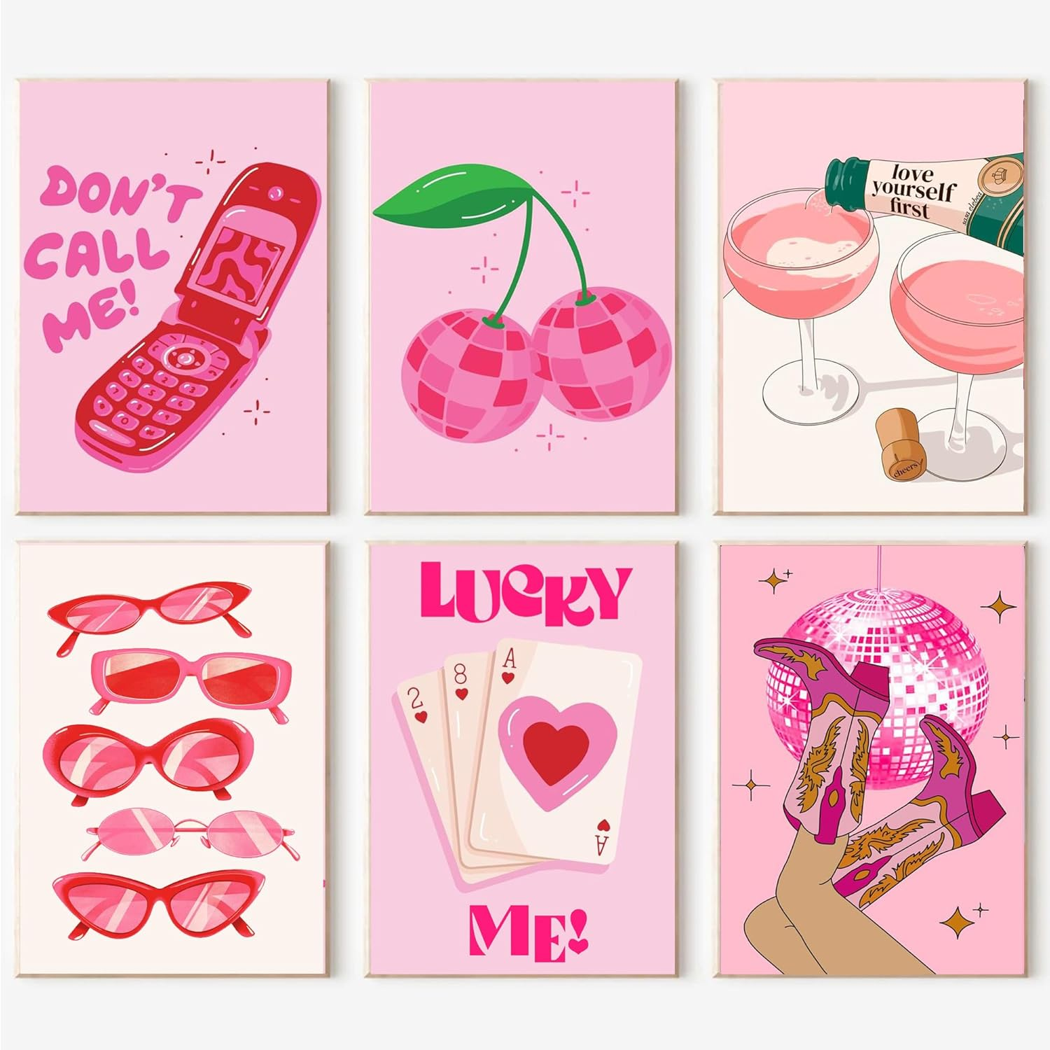 6 Packs Paint by Numbers Kit for Adults, DIY Acrylic Painting on Canvas, Fruit Oil Painting Kits for Home Wall Decor, 7.8X11.8 Inches