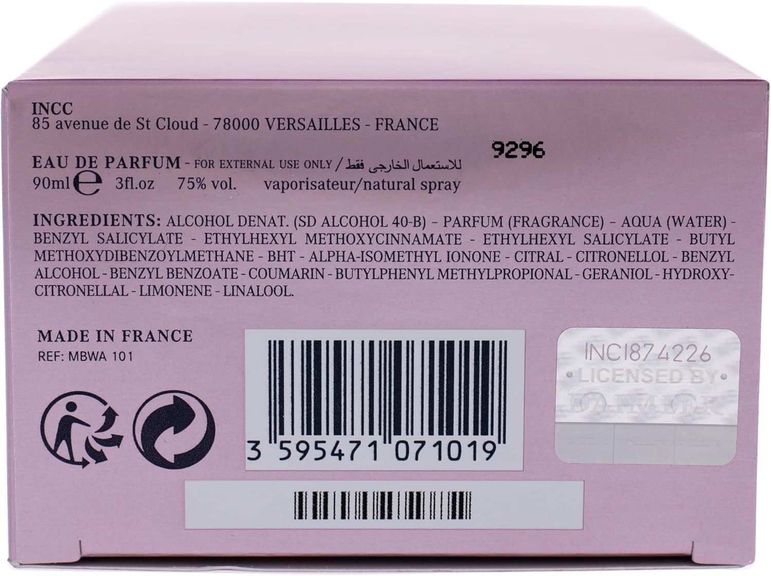 Mercedes Benz Woman by Mercedes-Benz for Women - 3 Oz EDP Spray image number 4