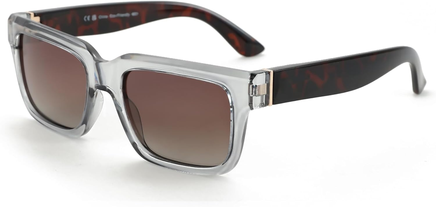 ZENOTTIC Rectangle Sunglasses for Men Women Polarized UV400 Protection Classic Trendy Driving Sun Glasses