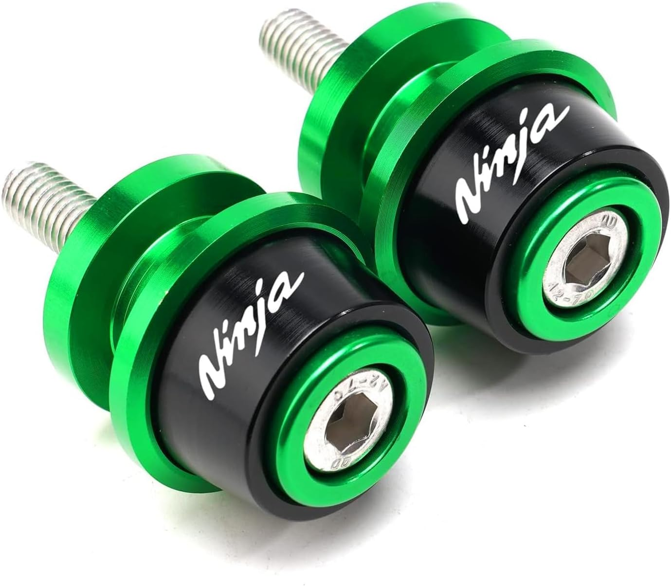 MOWOK 8MM Swingarm Spools Slider Fit for Ninja 650 2017-2025 ZX-6R/ZX636 2014-2026 400 Z400 2018-2026 Ninja 1000SX 2020-2026 500 ZX4RR ZX4R ZH2 Motorcycle Accessories Stand Screws