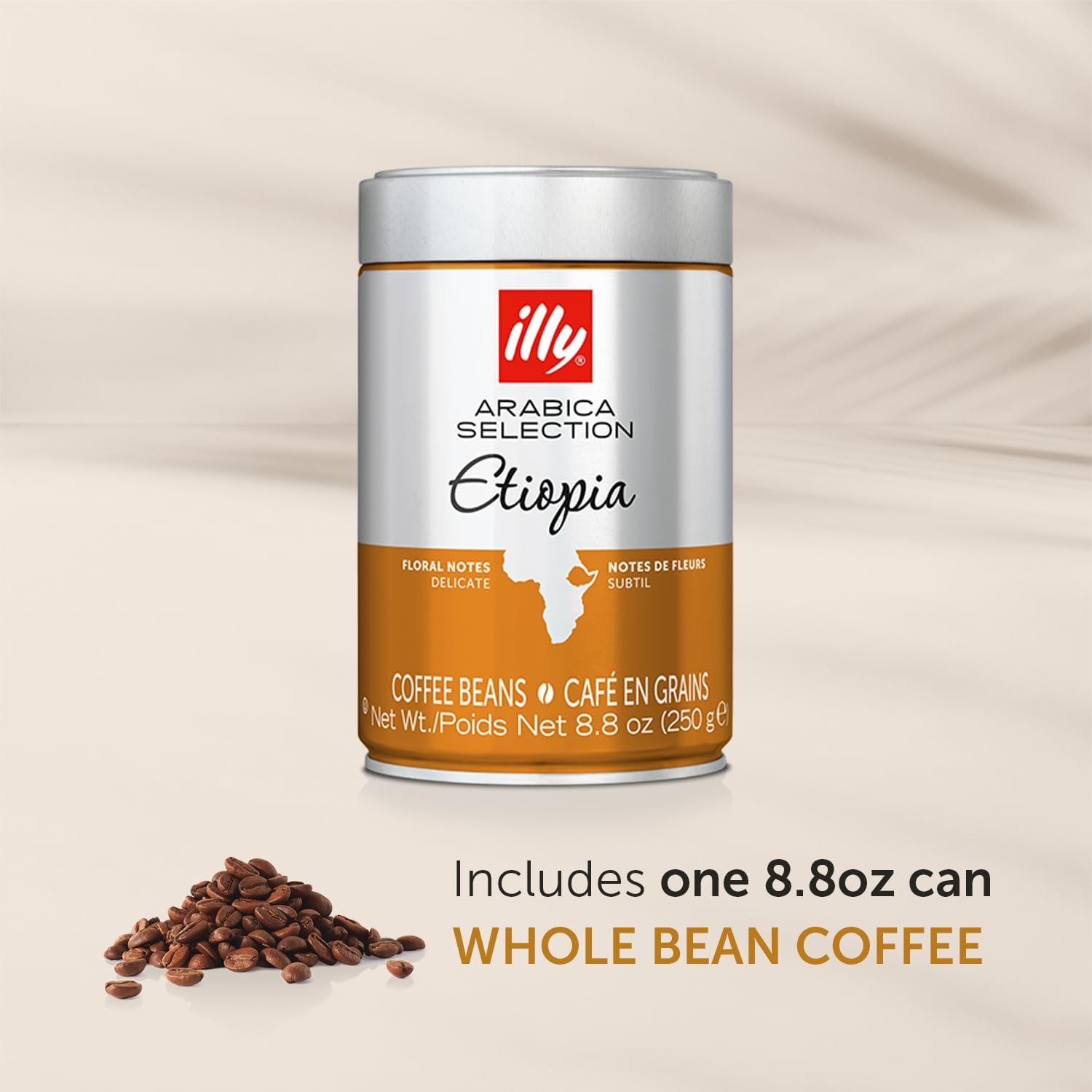 Illy Arabica Selection Etiopia Roasted Whole Coffee Beans 250 G image number 5