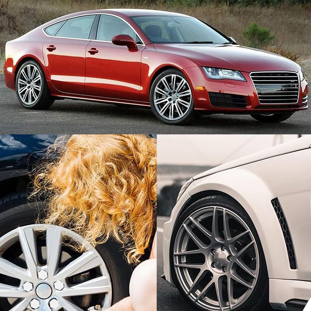 Sylbx Pack of 20 Wheel Bolt Caps, Wheel Nut Caps, Wheel Nut Caps, Wheel Nut Caps, Wheel Nut Covers, Wheel Nut Caps for Cars, 19 Mm, Chrome Wheel Bolt Caps image number 2