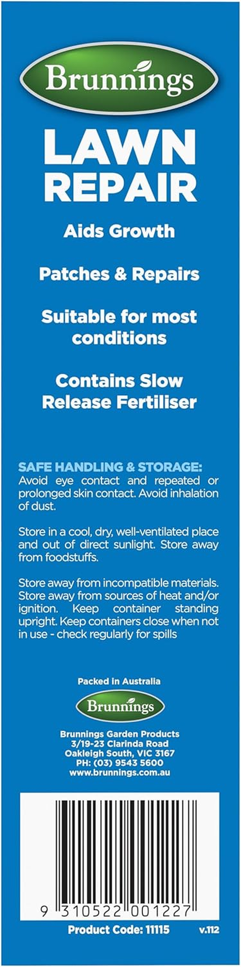 Brunnings Lawn Repair 1 Kg image number 1