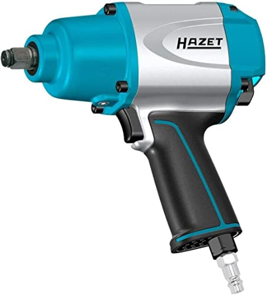 HAZET Pneumatic Impact Wrench 9012EL-SPC I Max. Loosening Torque 1700 Nm, Square 12.5 Mm (1/2 Inch) I Low-Vibration Tool for Tightening and Loosening Screws